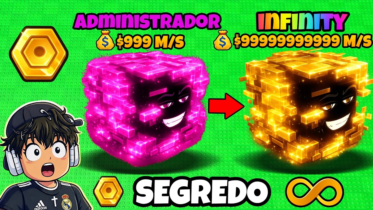 MUDEI o bloco ADM para INFINITY? | FUJA DO TSUNAMI PARA BRAINROTS