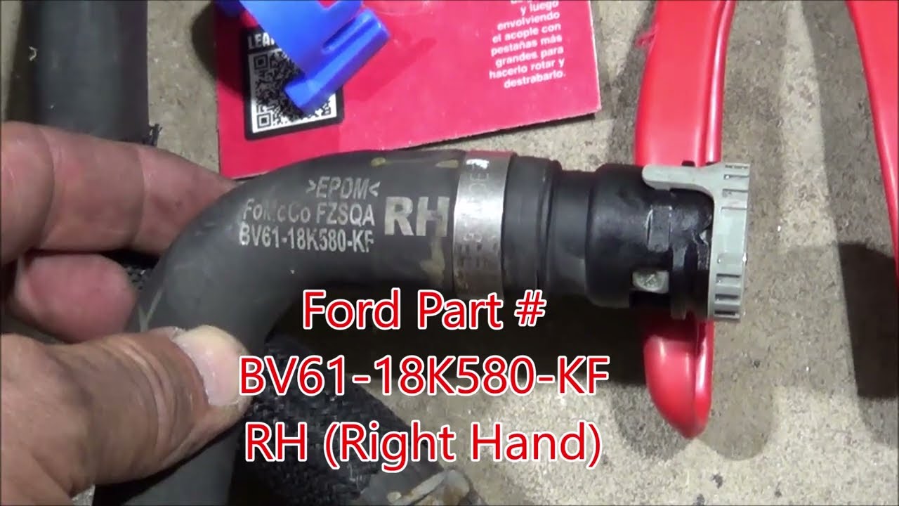 2012 Ford Focus  2.0 liter,  Heater Hose Replacement