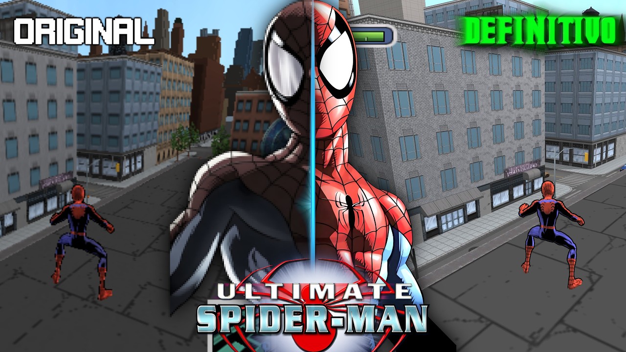 A MELHOR FORMA de jogar Ultimate Spider-Man ( PS2 vs GC vs Xbox vs PC )