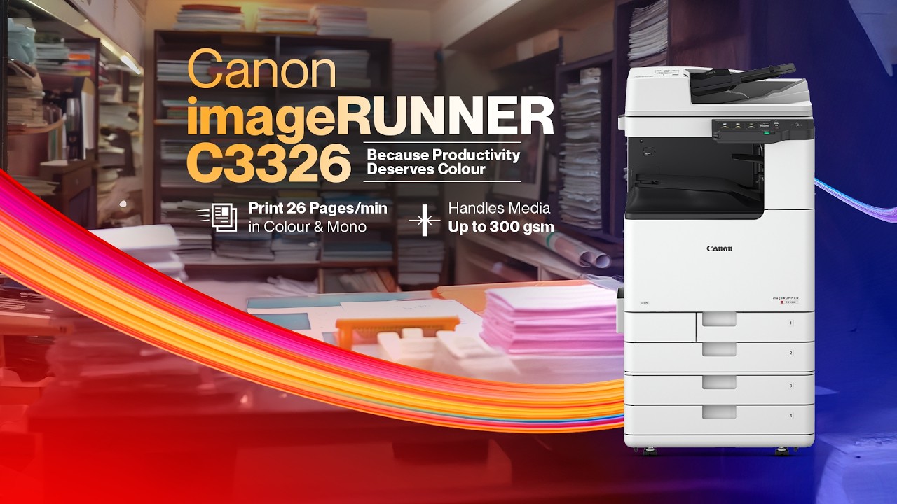 Print with Precision | Canon iR C3326