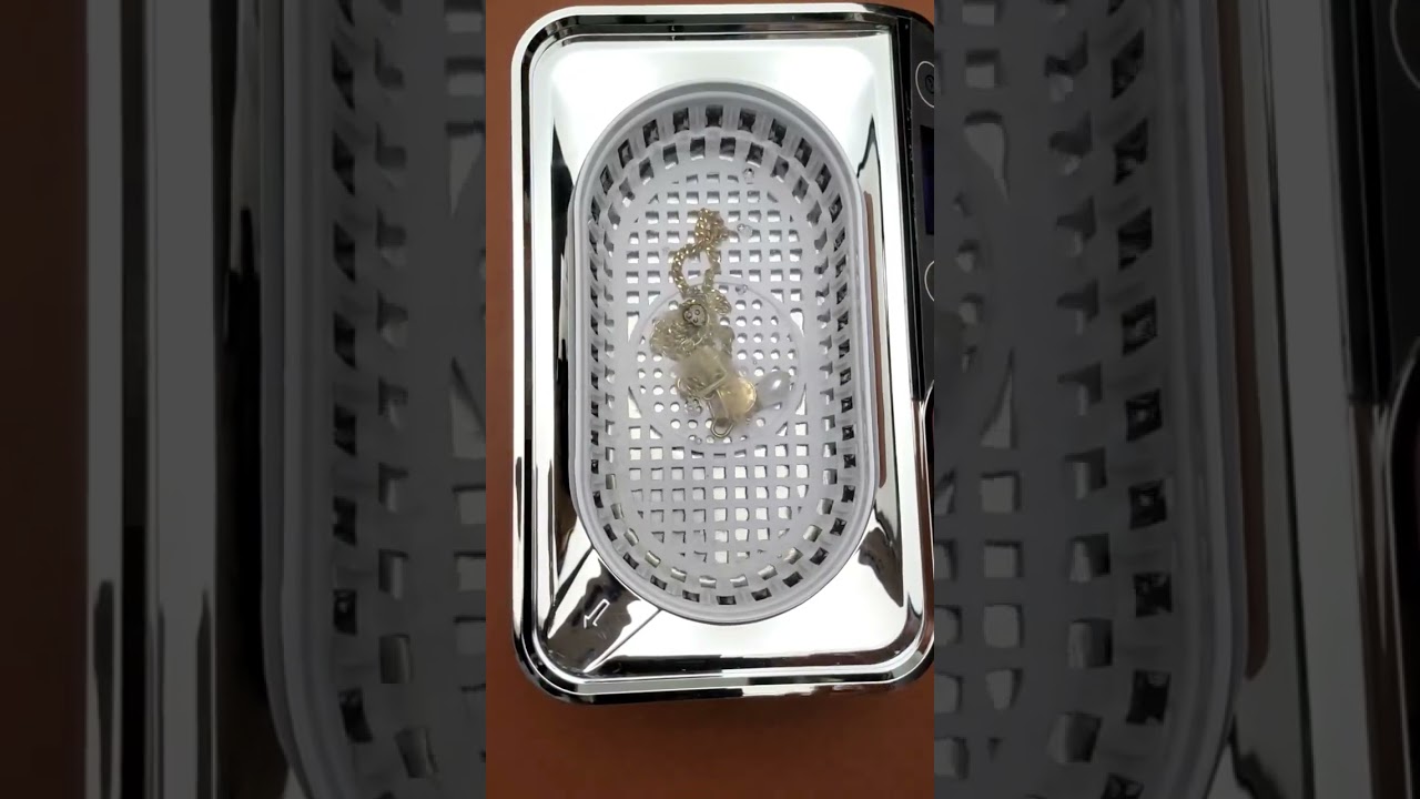 Clean gold necklace like a pro: ultrasonic cleaner cleaning hack for you!