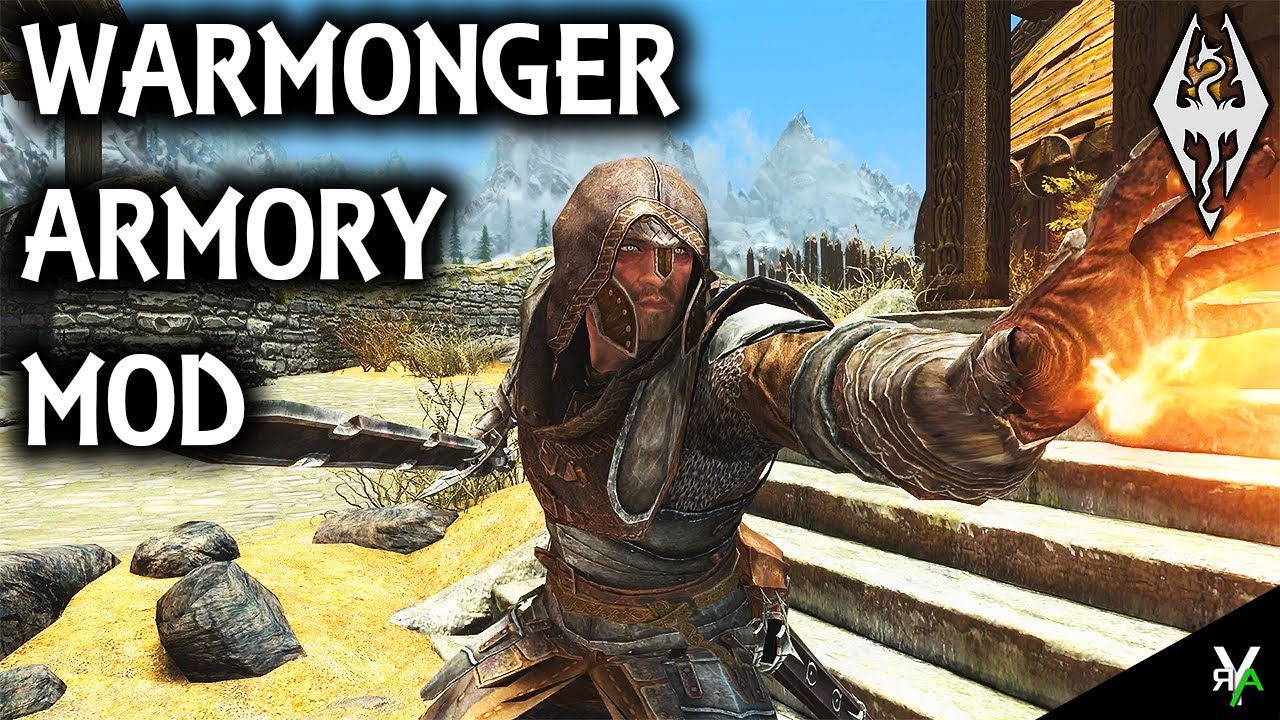 WARMONGER ARMORY: Insane Armor/Weapon Mod- Xbox Modded Skyrim Mod Showcase
