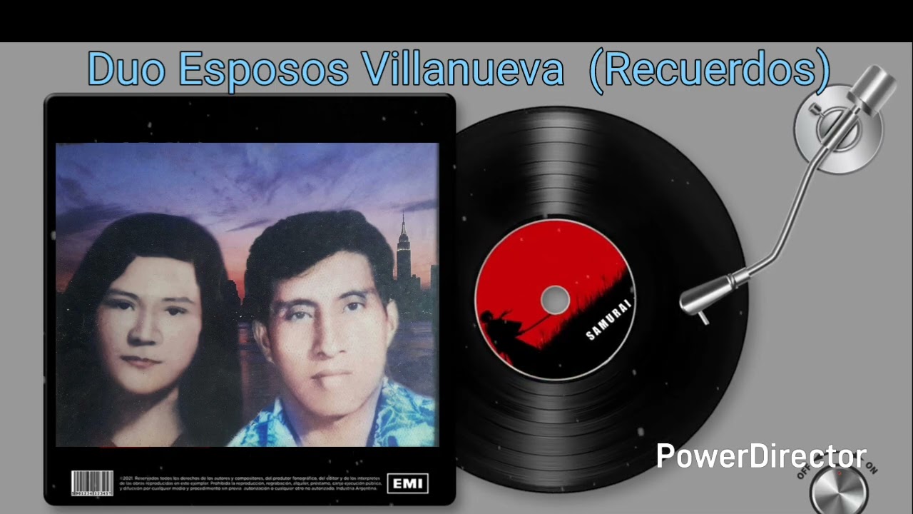 Galardón,  Duo Esposos Villanueva,  (sus recuerdos,  año 2010)