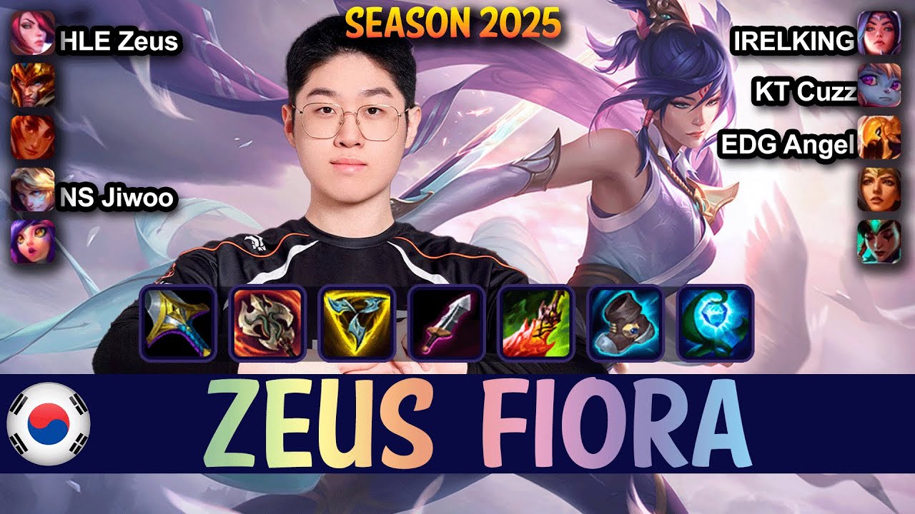 HLE Zeus FIORA vs IRELKING IRELIA Top - Patch 25.14 KR Ranked | lolrec