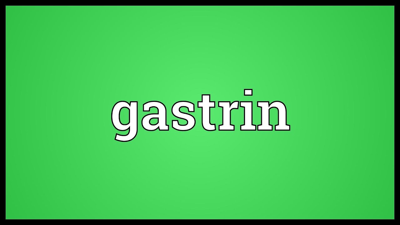 Gastrin Meaning