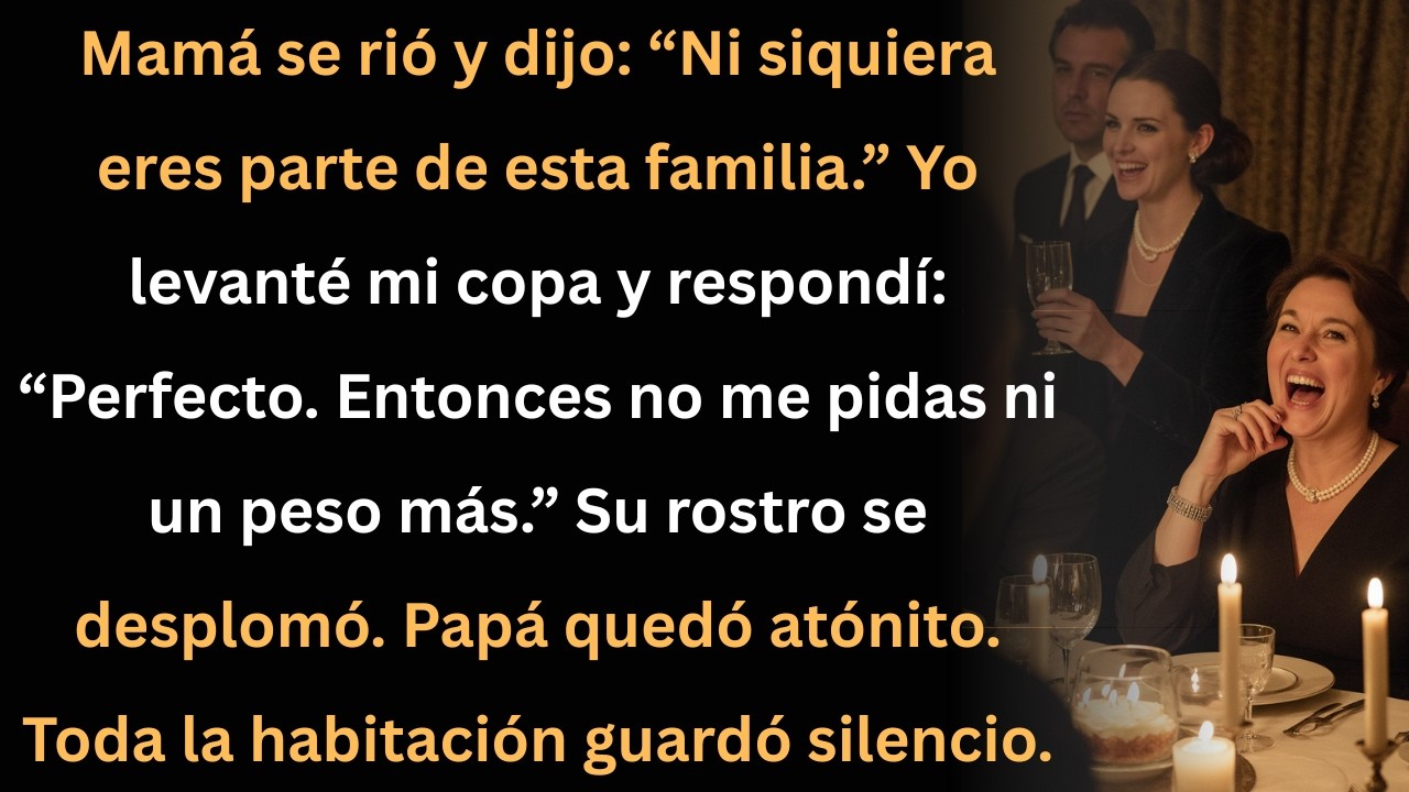 No soy parte de esta familia”: mi respuesta dejó a todos en silencio.