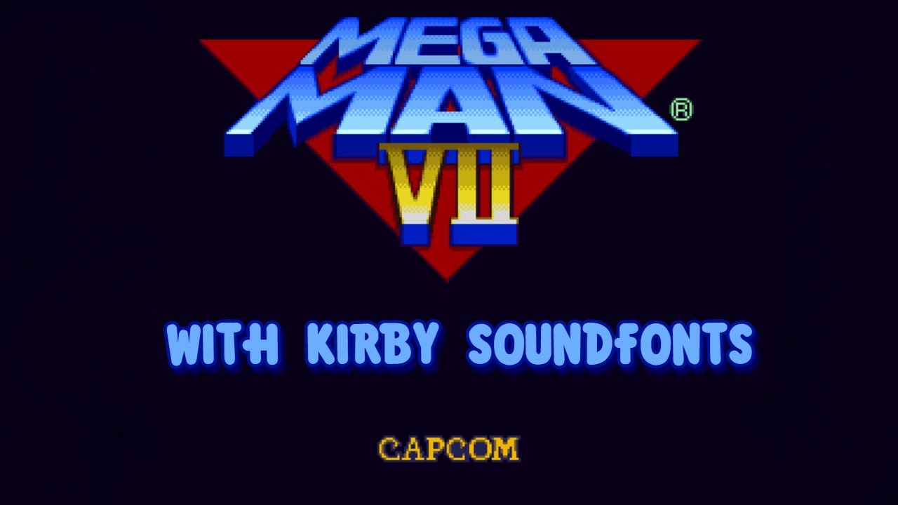 Mega Man 7 Title Theme with Kirby Soundfonts
