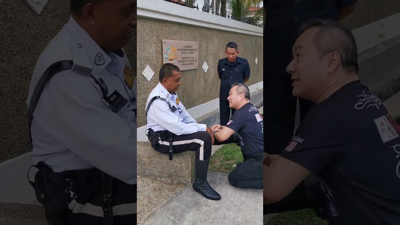 CLM Tit Tar for Police officer 👮. Who Escote minister of tanjiskintan to Embassy 😘❤🌍👍💪🙏😘👌❤🇲🇾