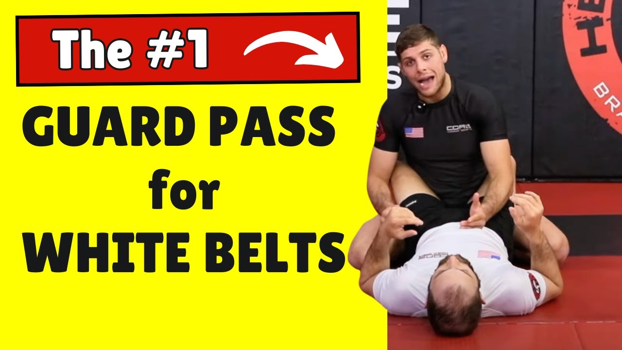 The #1 Guard Pass for White Belts - Cross Knee Pass