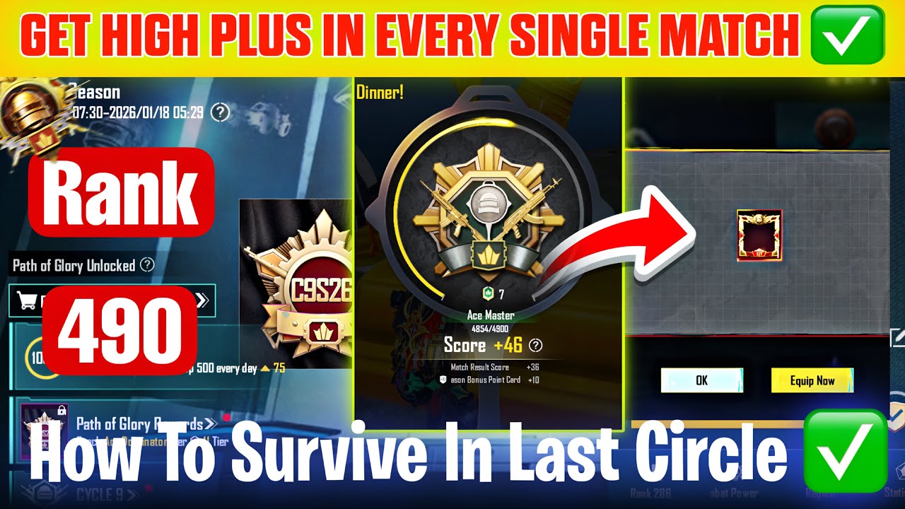 DAY 27🇮🇳 HOW TO GET HIGH PLUS IN EVERY MATCH 🔥SOLO RANK PUSH TIPS AND TRICKS 