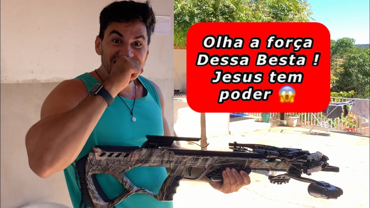 Balestra Tormentor Whisper 380 - Atravessou portão de Ferro 😳😮😱
