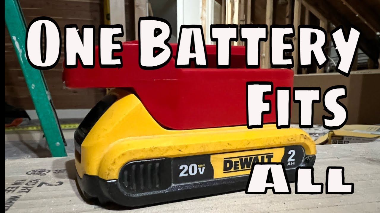 Battery Adapters for all power tools 18v - 20v Dewalt Milwaukee Makita Bauer Makita