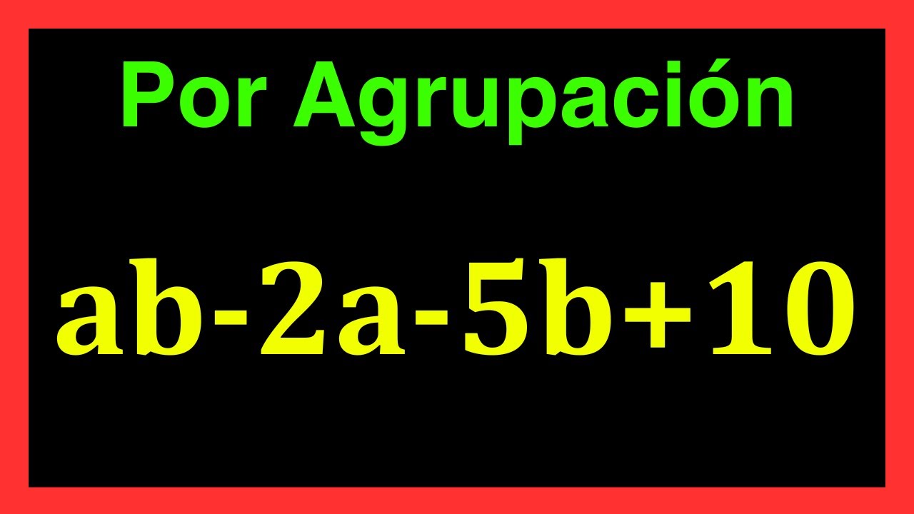 ✅👉Factorizacion Factor Comun por Agrupacion de Terminos