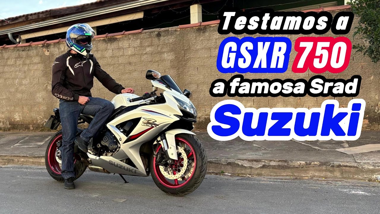 Testamos a GSXR 750 a famosa Srad 750 da Suzuki 2011