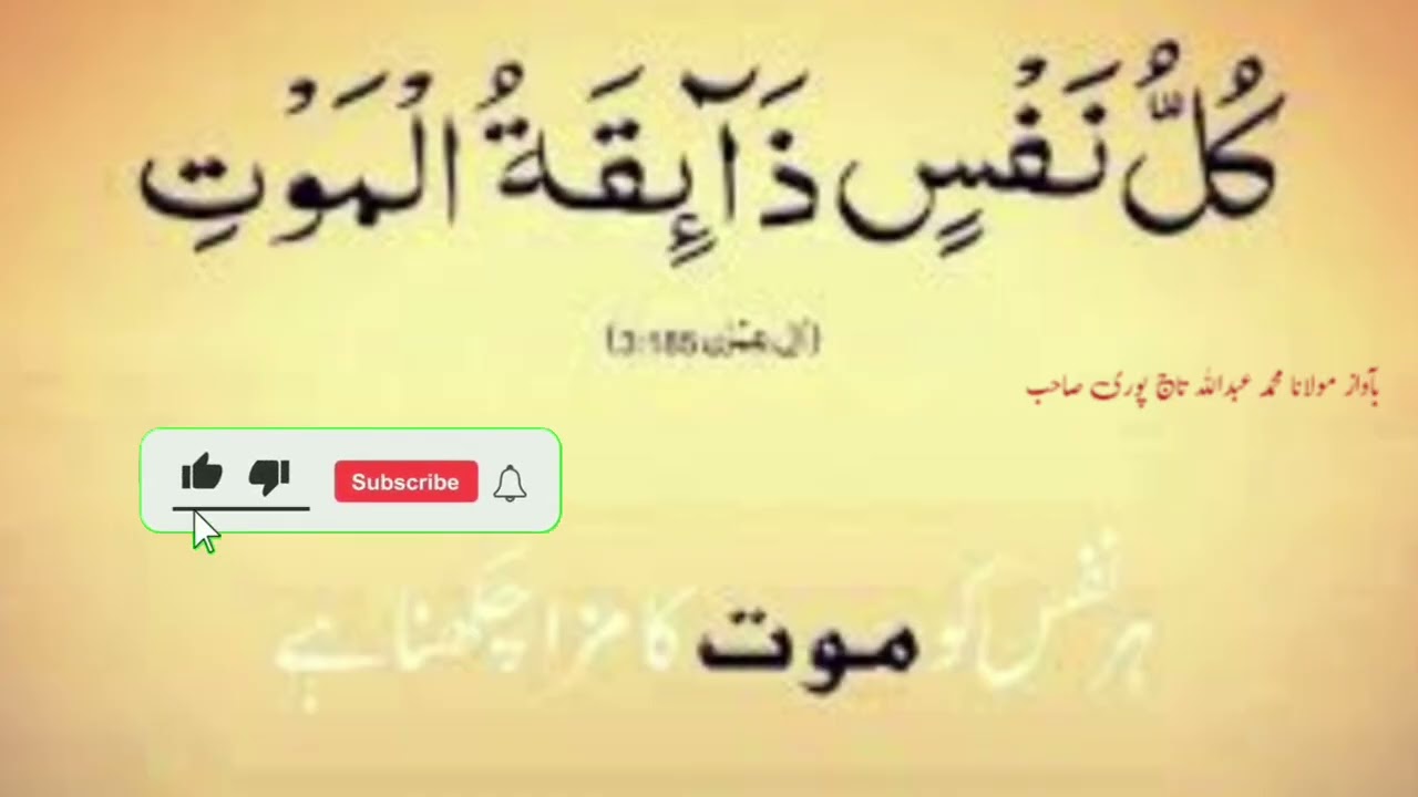 بھترین بیانات کے لیے چینل کو سبسکرائب ضرور کریں 