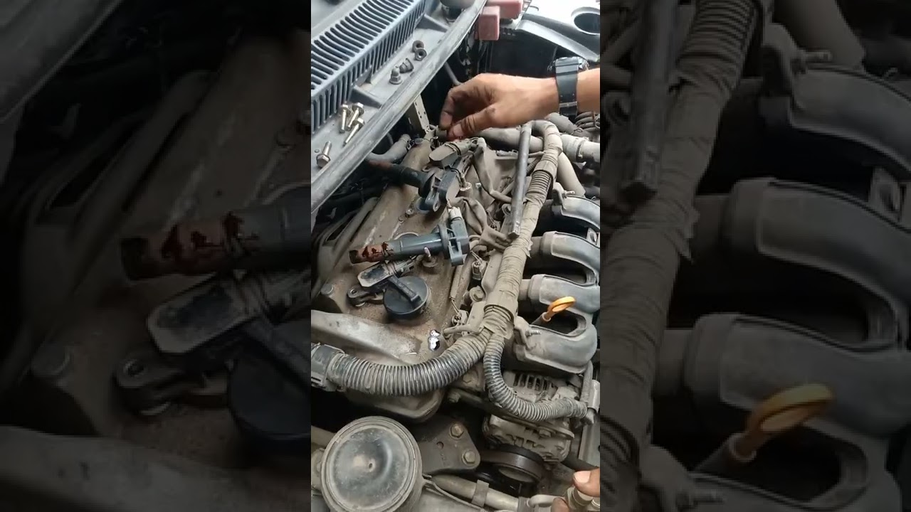 how to change spark plugs Toyota vios