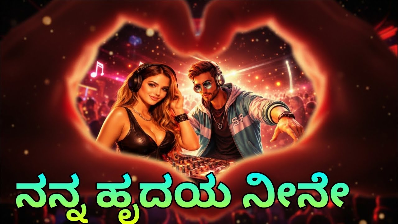 ನನ್ನ ಹೃದಯ ನಿನಗೆ ❤️ | Kannada DJ Love Song | Bass Boost Remix 2026 | New Romantic Dance Track