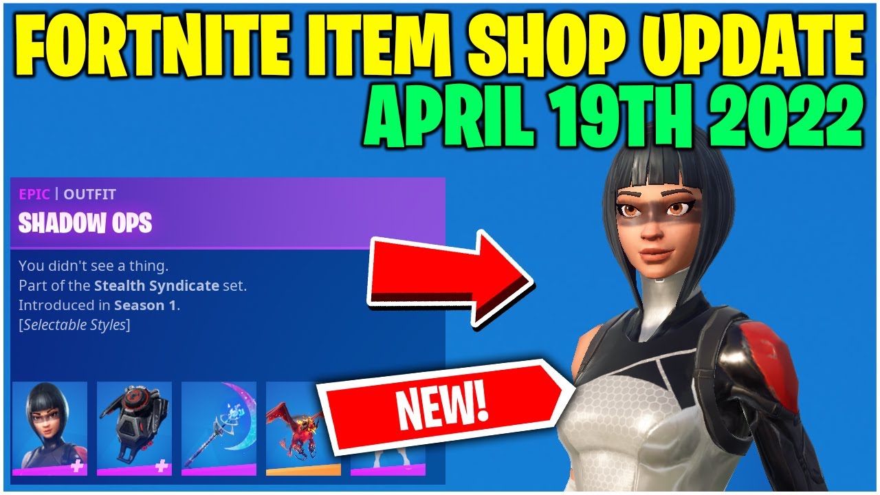Fortnite Item Shop *NEW* POWER SHONG'S LOCKER BUNDLE! [April 19th, 2022] (Fortnite Battle Royale)
