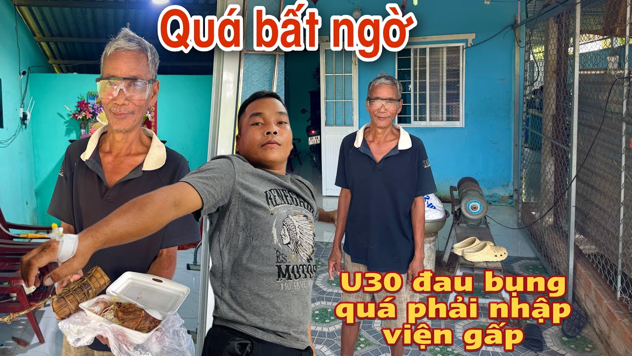 Bất ngờ U30 phát bệnh đi viện gấp còn chú mới mổ mắt phải chăm lo mọi việc ở nhà #u30 