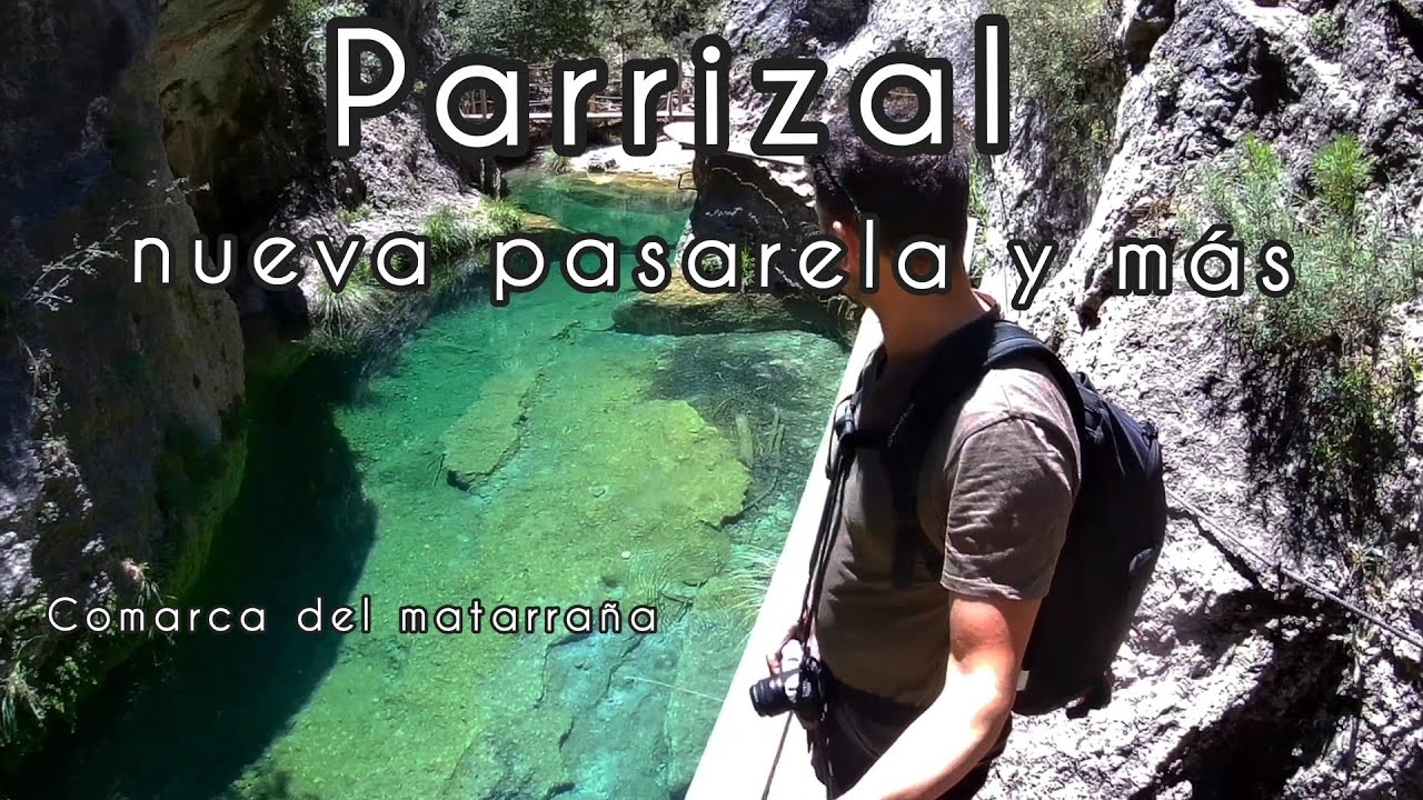 Nueva pasarela del Parrizal y otras pozas del río Matarraña. Increíble