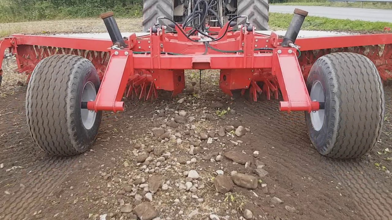 GSRK 600 GLOBUS HYDRAULIC DRIVEN STONERAKE