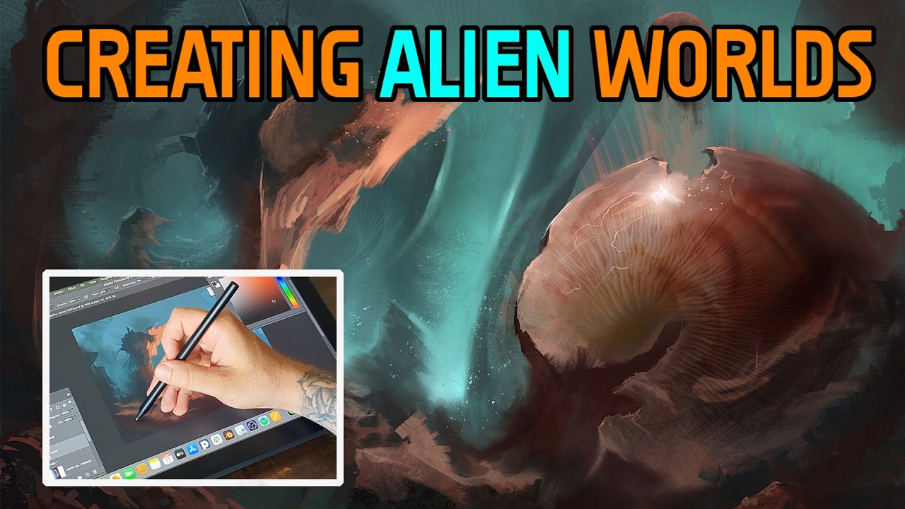 Designing an Alien Landscape From Nothing !