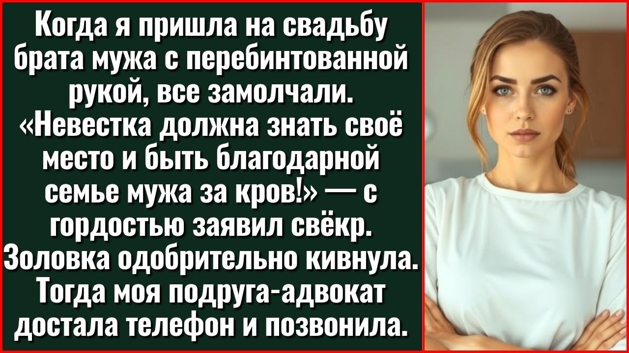Невестка Должна Знать Своё Место! Гордо Заявил Свёкр Гостям На Свадьбе, Показывая На Мою...