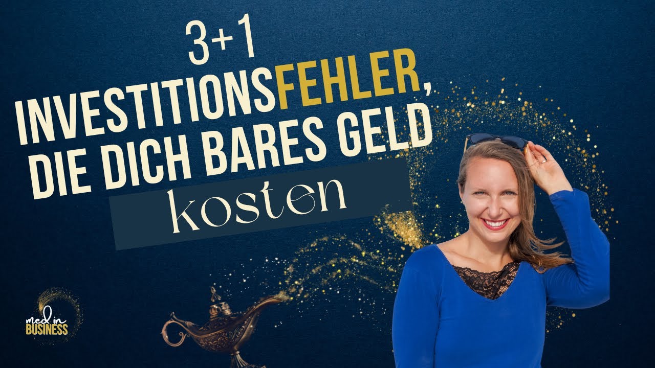 3+1 Investitionsfehler, die dich bares Geld kosten