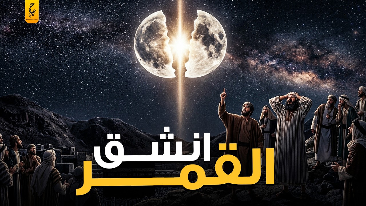 معجزة انشقاق القمر معجزات أشرف الخلق الحلقة ٦ : مسلسل السيرة النبوية
