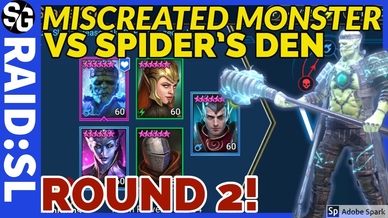 RAID SHADOW LEGENDS | MISCREATED MONSTER VS SPIDERS 20 | ROUND TWO