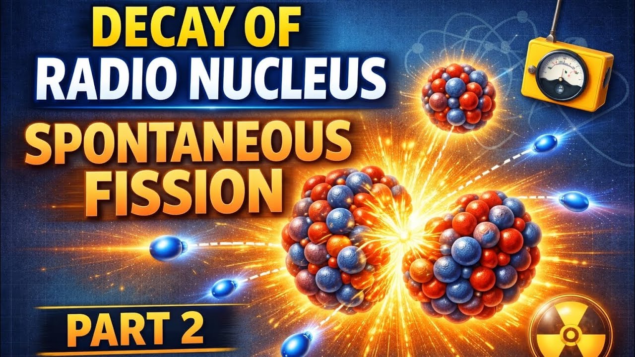 Spontaneous Fission Explained | Decay of Radio Nucleus Part 2 | Radiographer Exam Physics ⚛️