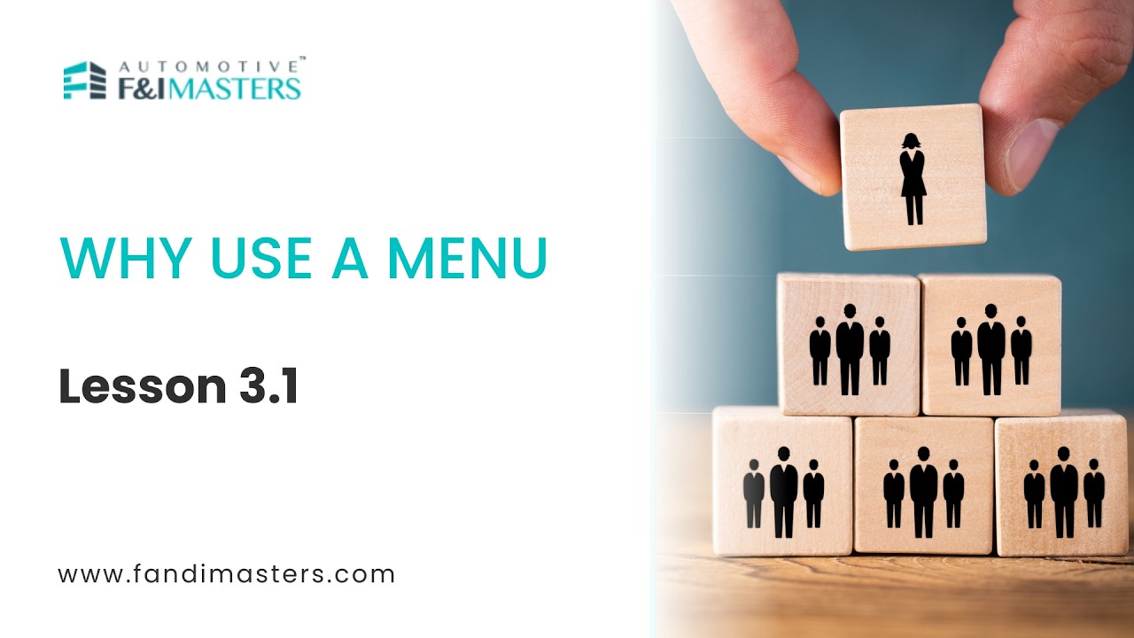 Why Use a Menu? | Structure Creates Clarity