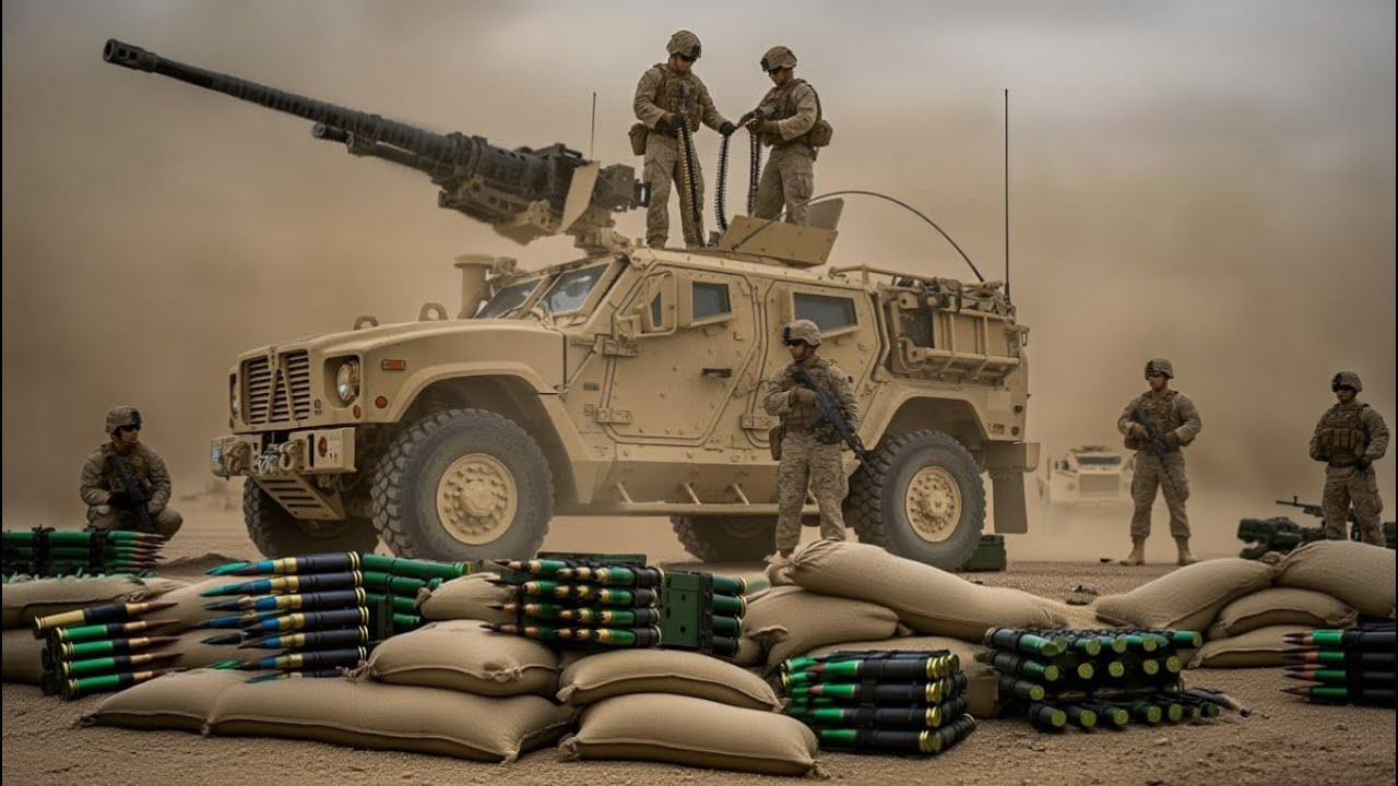 Unstoppable Firepower: US Marines Test the Upgraded M2A1 .50 Cal