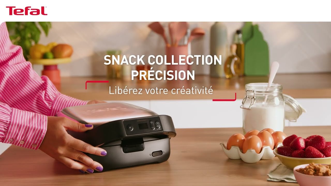 TEFAL| Snack Collection Précision, des snacks salés et sucrés ,selon vos envies !