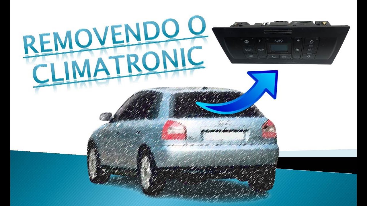 Como desmontar Climatronic  - Painel do controle do ar condicionado do Audi a3