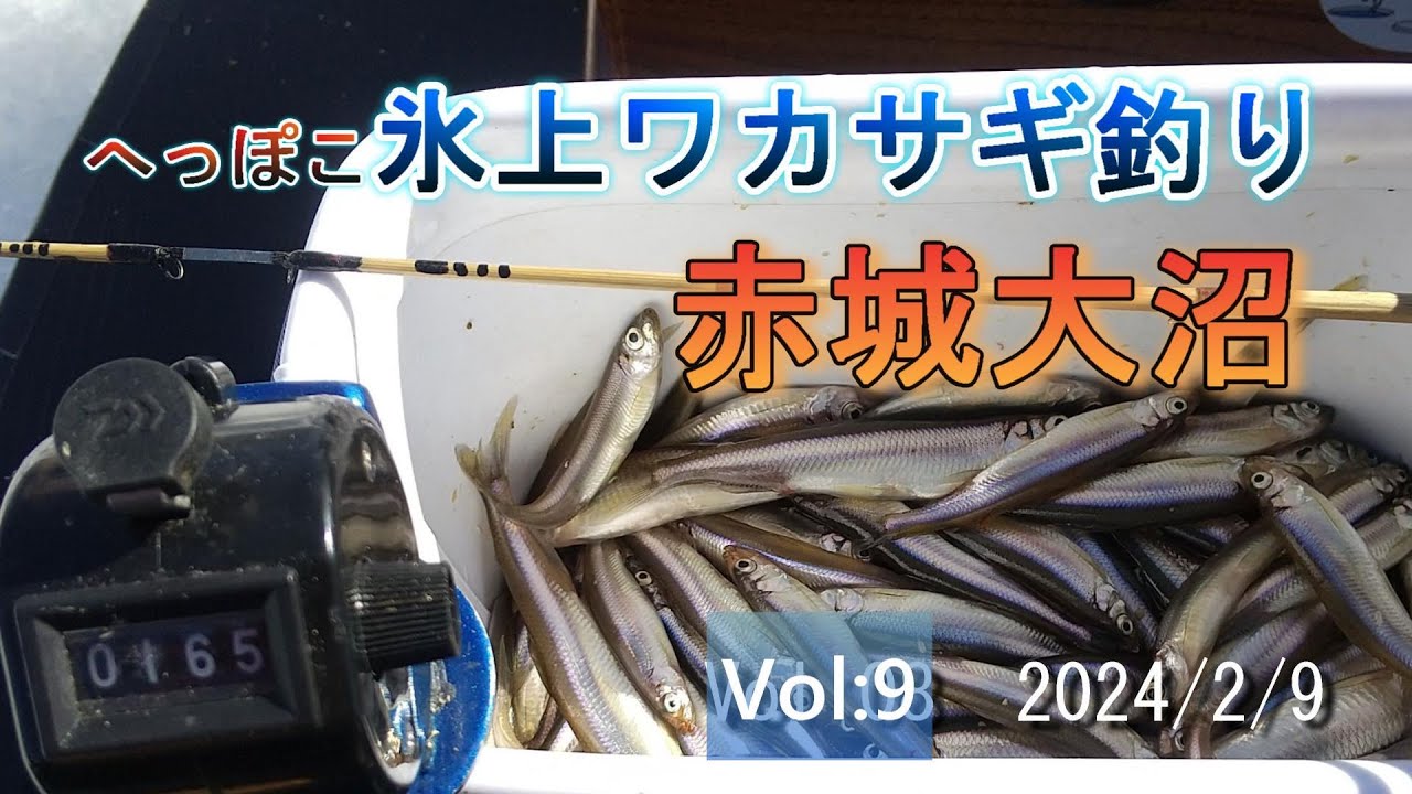 赤城大沼氷上釣り　2024/2/9　Vol:9