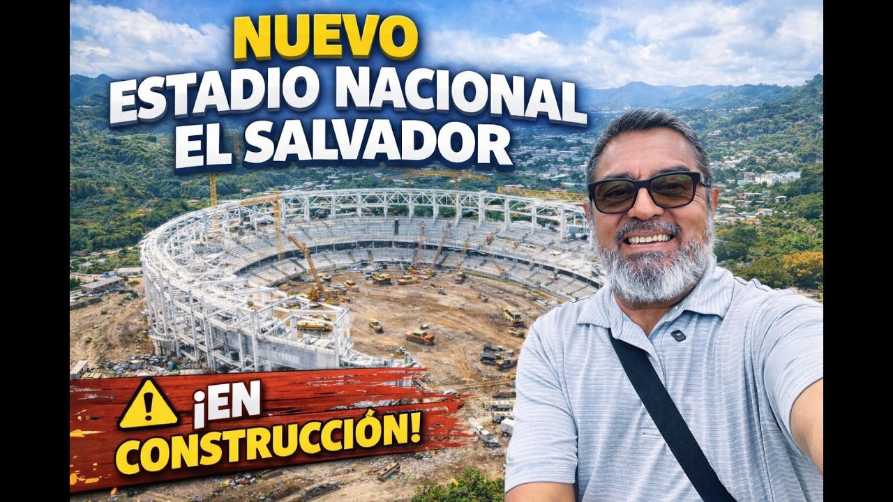 Impresionantes Avances En La Construcción Del Nuevo Estadio Nacional El Salvador