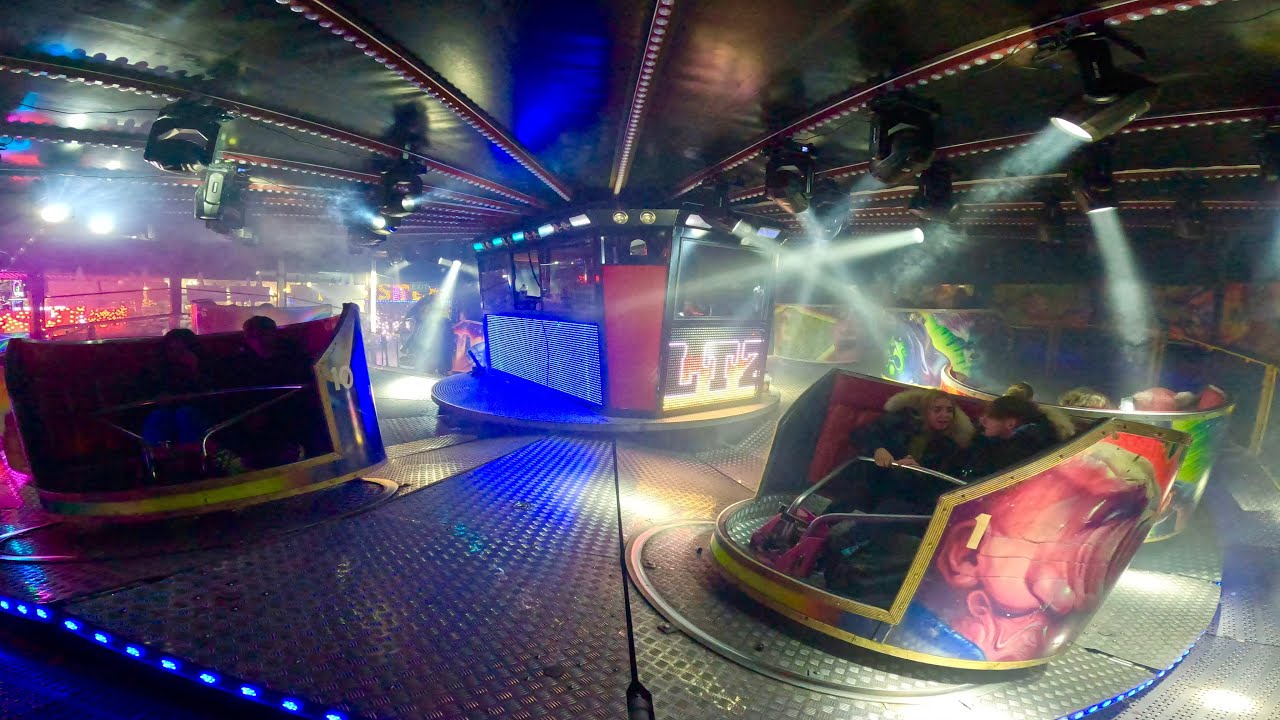 Atmosphere Creator (Albert Evans) Off Ride Hull Fair 2024 - AMAZING Lightshow 🔥