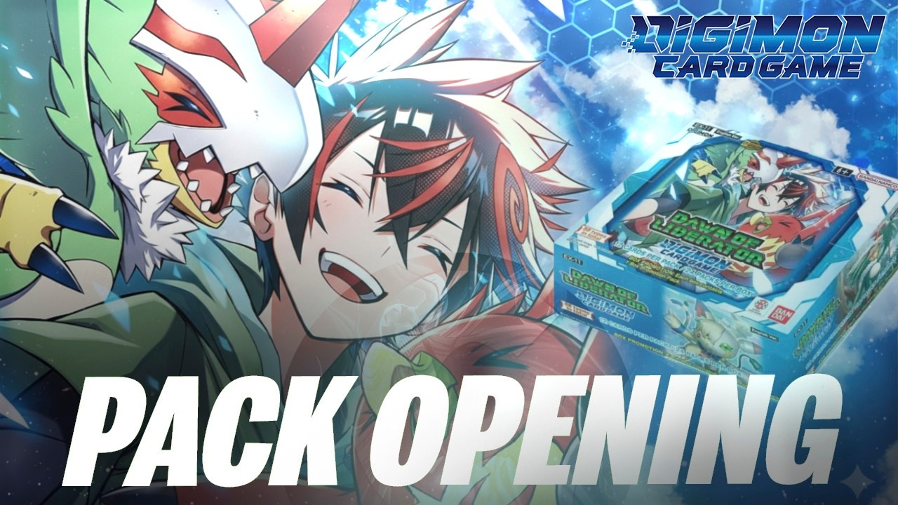 &iquest;La MEJOR EXPANSI&Oacute;N de Digimon TCG? Pack Opening: Dawn of Liberator [EX-11]