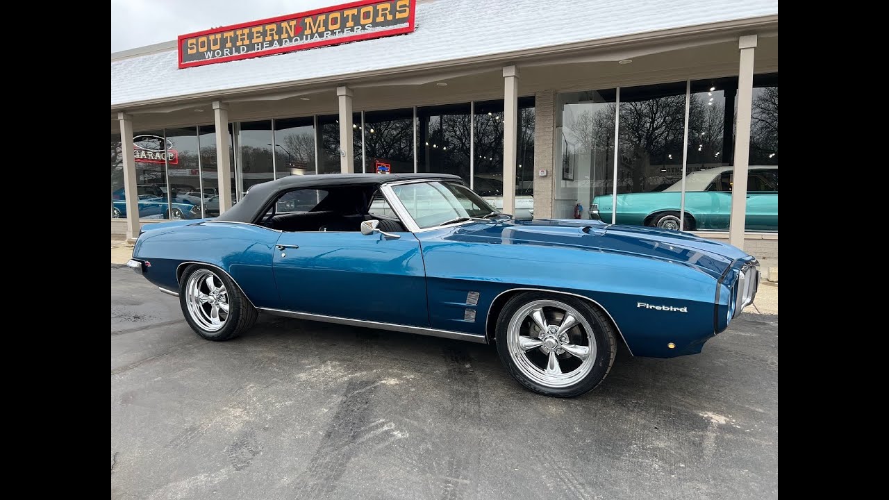 1969 Pontiac Firebird Convertible $55,900.00