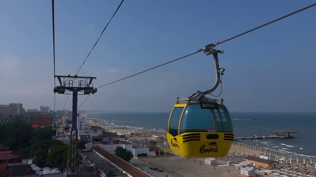 Telegondola din Mamaia, Romania -  cable car ride