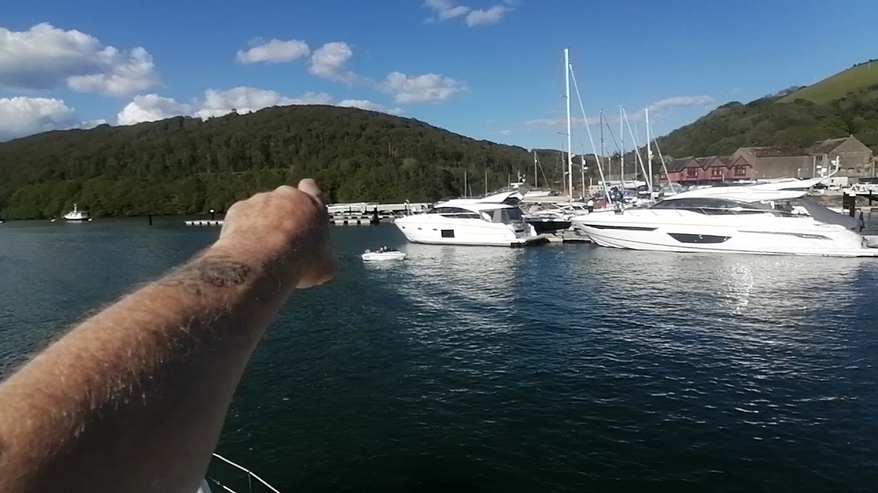 Taking The princess 38 out out on the river Dart