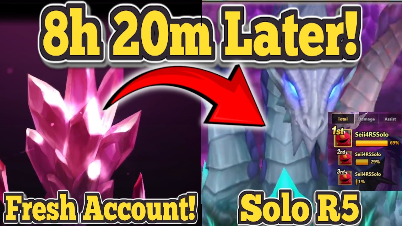 Новый аккаунт до соло R5 за 8 часов 20 минут?! &mdash; Summoners War