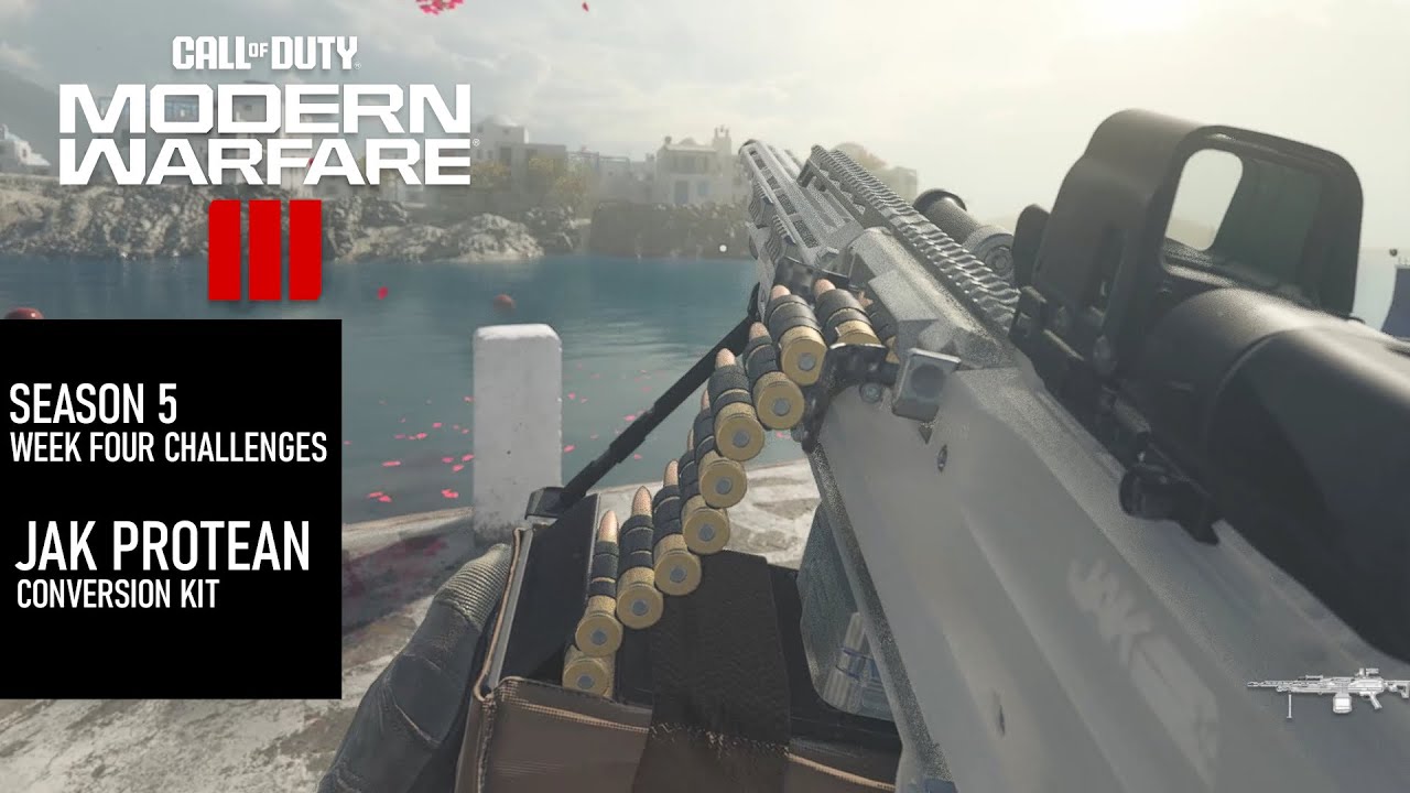 MODERN WARFARE 3 - SEASON 5 WEEK 4 CHALLENGES - UNLOCKING JAK PROTEAN CONVERSION KIT