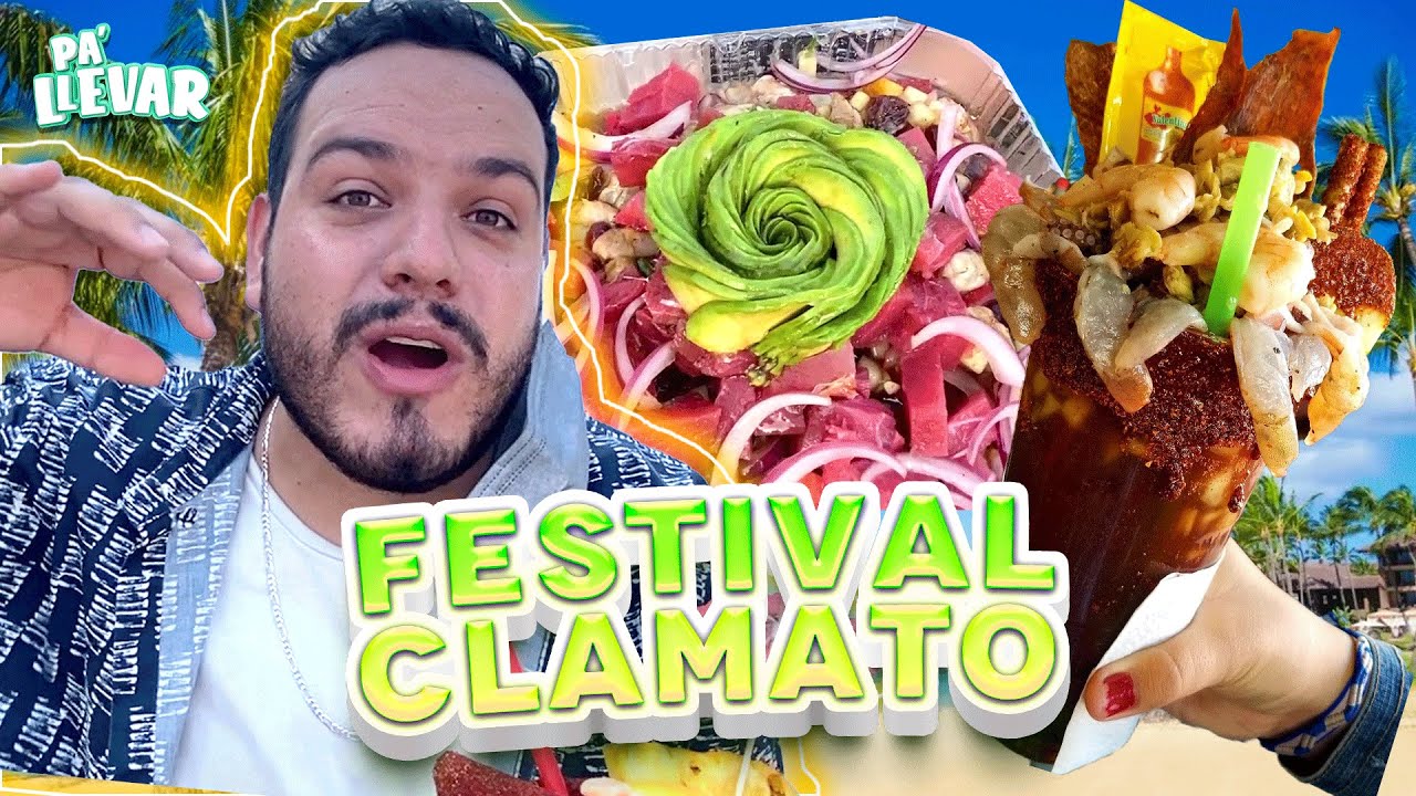 Probando de todo en el FESTIVAL del CLAMATO y CEVICHE 🦐 🐙 🌶