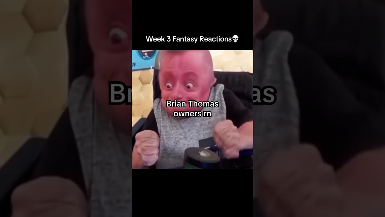 Week 3 Fantasy Football Reactions💀 #fantasyfootball #nfl #relatable #memes
