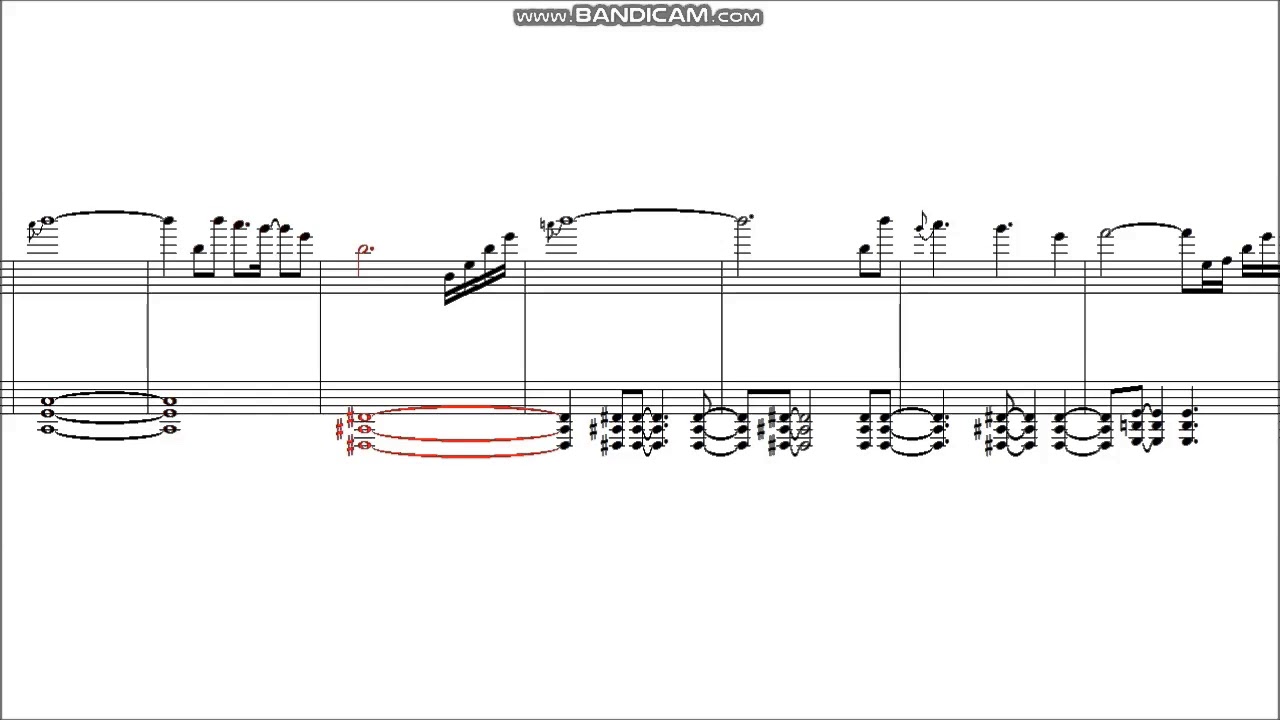 黒魔 - I (piano score)