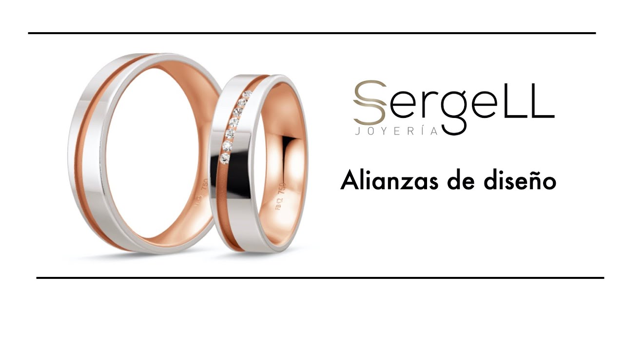 Alianzas de boda con diamantes