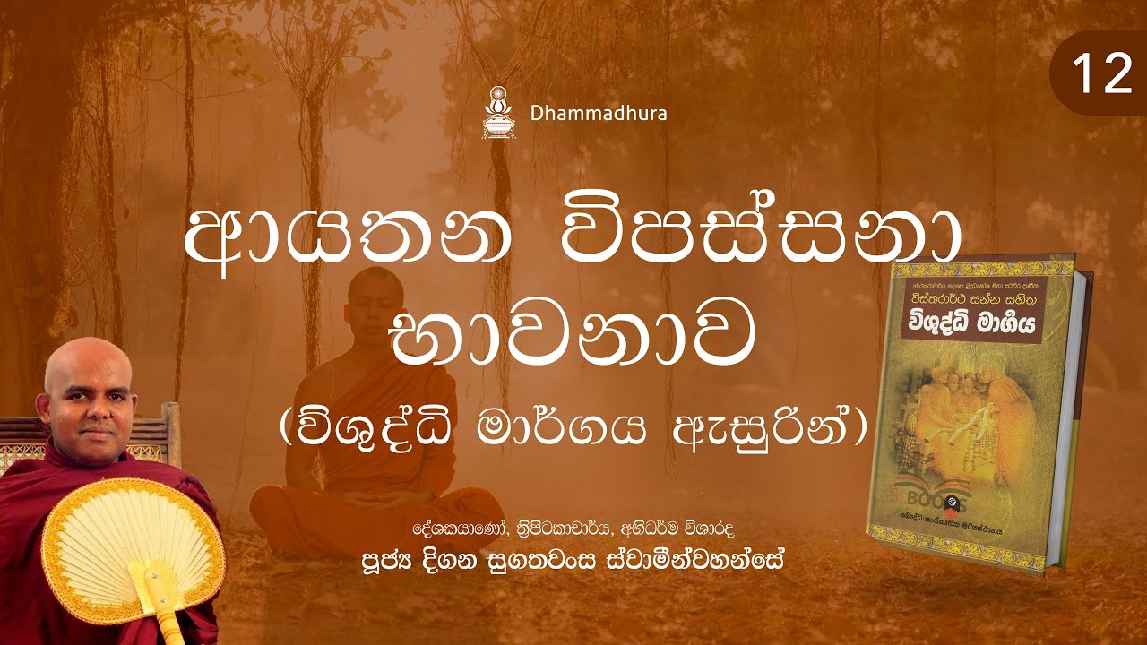 ආයතන විපස්සනා භාවනාව - (විශුද්ධි මාර්ගය ඇසුරින්) 12 | Ven Digana Sugathawansa Thero