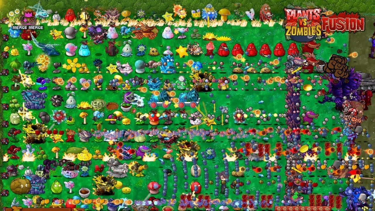 PvZ Fusion - Guarana Edition : Larg Map - Gameplay  21